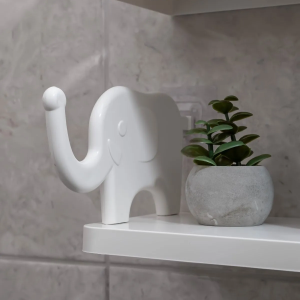 1 Adet Kendinden Yapışkanlı Banyo Rafı - Baharat Rafı - Kahve Rafı - Organizer Düzenleyici Duvar Rafı