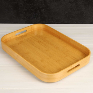 22X33 Dikdörtgen Bambu Tepsi Royaleks-700497