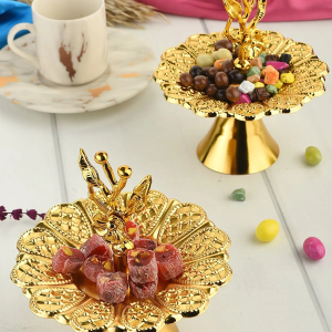 Japon Gülü 6 Adet Lokumluk Kahve Yanı Sunumluk 1 Adet Akrilik Royaleks-ZYT58