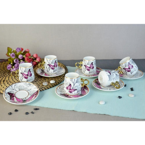 Floral Porselen Kahve Fincanı Royaleks-82454