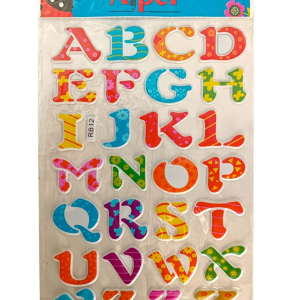 Alper Rb A4 Kabartma Sticker 12'li