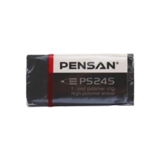 Pensan Pss-24S Siyah Silgi 24'lü