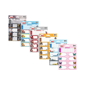 Okul Etiketi Ders Programlı 3'lü 10'lu