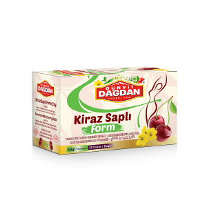 Kiraz Saplı Form Çayı Bardak Poşet 20’li
