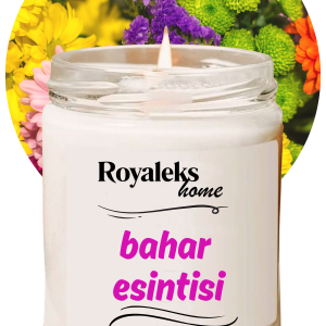 Doğal Özel Seri Kokulu Dekoratif Kavanoz Mum 210 cc - Bahar Esintisi - RYL