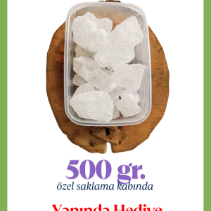Halit Kristal Himalaya Tuzu 0,5 Kg. Berrak Kristal Tuz - Kristal Sole Tuzu Halit Tuz 500 Gr. - HEDİYELİ