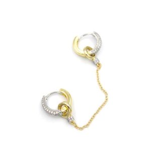 2'li Halka Küpe - Altın