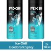 2 Adet Axe Ice Chill Erkek Deodorant Sprey 150 ml