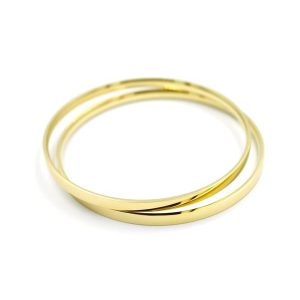 2'li Ajda Bilezik - 65 mm - Altın