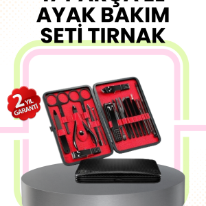 Kompakt ve Şık Tasarımlı 17 Parça Bakım Seti