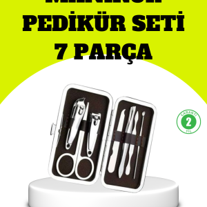 Paslanmaz Çelik Kişisel Bakım Seti – 7 Parça