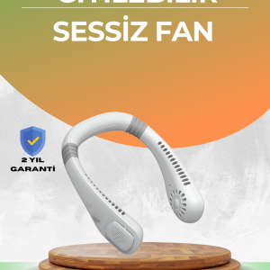 Uzun Ömürlü Bataryalı 9-18 Saat Kullanımlı Boyun Fanı