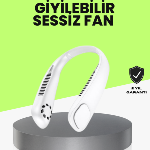 Bıçaksız Güvenli Tasarımlı Sessiz Boyun Fanı