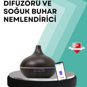 Büyük Su Hazneli Ultrasonik Difüzör ve Oda Nemlendirici