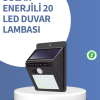 IP65 Dayanıklı Solar Enerjili Dış Cephe Aydınlatma