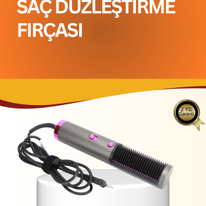 Çok Yönlü Kullanıma Uygun Saç Kurutma ve Düzleştirme Fırçası