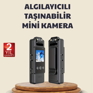 128GB Destekli Hareket Algılamalı Mini Kamera