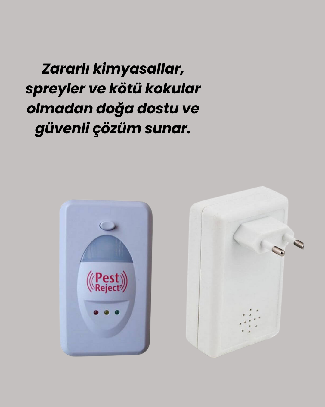 Ultrasonik Haşere Kovucu Cihaz 150 m2 Etki Alanı - Görsel 3