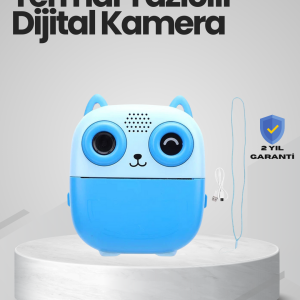 Anında Baskı Yapabilen Çocuk Fotoğraf Makinesi Hafıza Kart Destekli