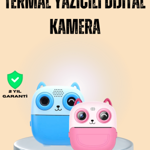 Çocuklar İçin Eğlenceli Dijital Kamera 1300mAh Şarjlı