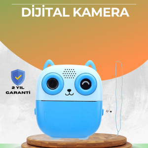 48MP Çocuk Kamera Oyun ve Müzik Destekli Termal Yazıcı