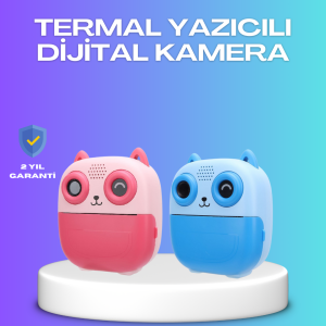 2.4 İnç Ekranlı Çocuk Fotoğraf Makinesi 6X Zoom Özellikli