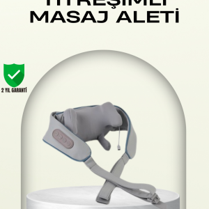 Taşınabilir Şarjlı Boyun Masaj Cihazı | Sessiz ve Güçlü Motor