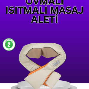 Isıtma Fonksiyonlu Ovmalı Boyun Omuz ve Vücut Masaj Cihazı Rahatlatıcı