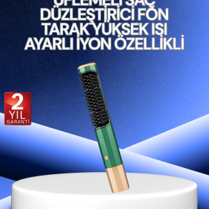 3’ü 1 Arada Saç Şekillendirme Seti – Kurutma, Düzleştirme, Tarama