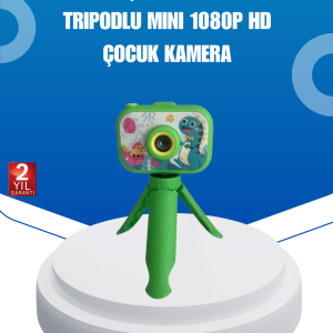 Kreatif Vlog Kamerası – 3-12 Yaş İçin Güvenli ve Renkli Tasarım