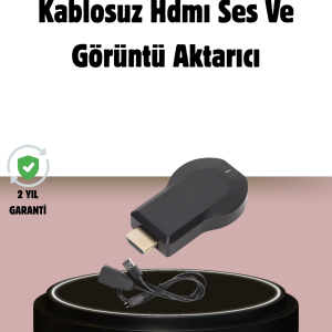 1080p Ultra HD Kablosuz Ekran Yansıtma Dongle – Miracast / AirPlay / DLNA
