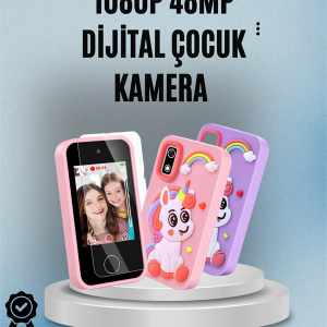 1080p HD Video Kaydı ve 2,8” Dokunmatik Ekran – Çocuklar İçin Gerçekçi Görüntü Deneyimi