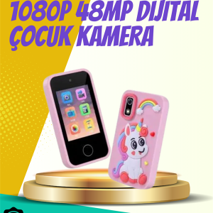 ABS + Silikon Gövdeli Dayanıklı Çocuk Kamerası – Güvenli Malzeme, Şok Emici Tasarım