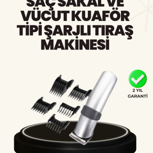 Şarjlı ve Kablosuz Tıraş Makinesi – Her Yerde Rahat Kullanım