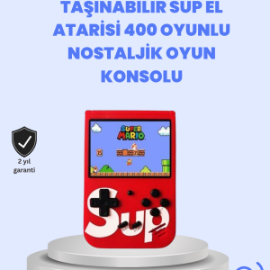 3 İnç Ekranlı Klasik Oyunlu El Konsolu
