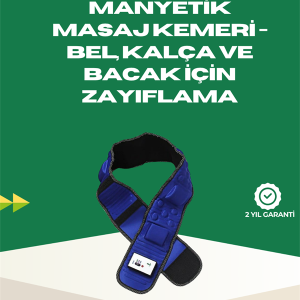 Ayarlanabilir Hız ve Titreşim Modlarına Sahip Manyetik Masaj ve Zayıflama Kemeri