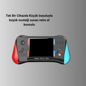 3.5 İnç Ekranlı Klasik Oyun Konsolu – 500 Dahili Oyun