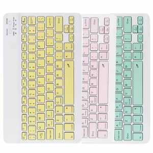 Bluetooth Şarj Edilebilir Mini Q Klavye Kablosuz Taşınabilir