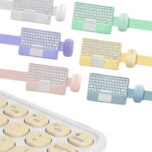 Bluetooth Touchpad Klavye 10.9 inch Kablosuz Wifi Q Klavye Slim