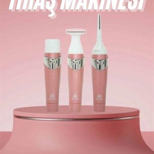 3 Başlıklı Kıl Tüy Temizleyici Epilasyon Aleti Tüm Cilt Tiplerine Uygun