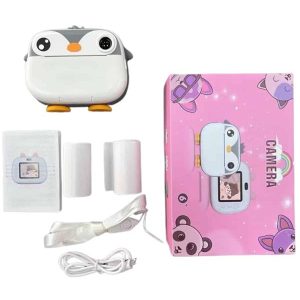 Çocuklara Özel Şirin Tasarımlı Mini Fotoğraf Yazıcısı 3 Adet Rulo Hediyeli