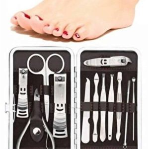 12 Parça El Ayak Temizleme Pense Kir Temizleme Aparatı Kaş Cımbızı