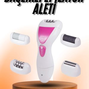 4 Başlıklı Bakım Cihazı Epilatör Tüy Alma Makinesi Topuk Törpüsü