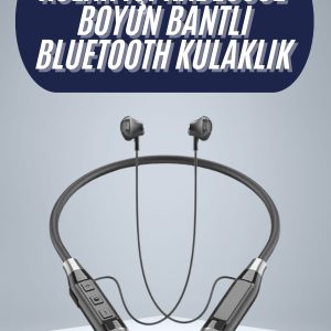 120 Saat Bluetooth Kulaklık Kablolu Boyun Askılı SD Kart Girişli ANC Özellikli