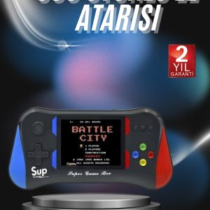 3.5 İnç 500'ü 1 Arada Klasik Oyun Konsolu Nostalji Oyunlu Atari