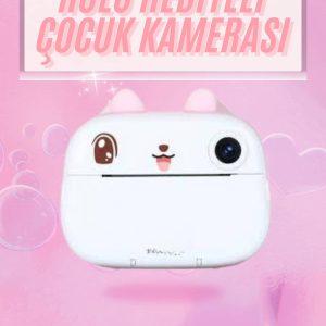 Çocuklar İçin Özel Fotoğraf Makinesi Farklı Desen Seçenekli 3 Adet Rulo