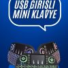Mini Klavye Gaming Pc Playstation Ledli Mouse Rgb Mouse Bluetooth Usb