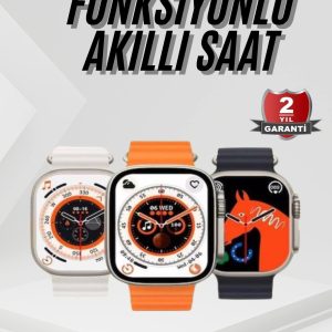 2025 Model Akıllı Saat Kordon Hediyeli Çağrı Cevaplama Uzun Pil Süreli Android İOS Uyumlu