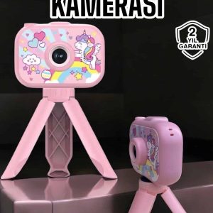 Ayaklı Mini Fotoğraf Makinesi Çocuk Için Eğitici Video Kamera (Kopya)