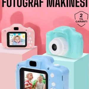 Çocuklara Özel Dijital Fotoğraf Makinesi Mini 1080P HD Kaliteli